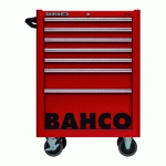 BAHCO - SERVANTE CLASSIQUE C75 AVEC 7 TIROIRS ROUGE CHARGE 600 KG 986 X 501 X 763 MM - 1475K7RED