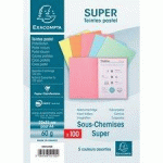 SOUS-CHEMISE STANDARD 60 G EXACOMPTA 22 X 31 CM COULEUR ROSE - PAQUET DE 100