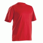 T-SHIRTS COL ROND PACK X5 ROUGE TAILLE M - BLAKLADER
