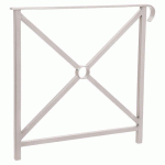 BARRIÈRE HÉRITAGE SIMPLE CROIX 80 CM SIMPLE CROSSE GRIS 7044 - PROCITY