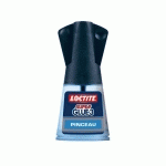 LOT DE 2 - COLLE SUPER GLUE LIQUIDE - FLACON AVEC PINCEAU 5 G