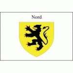 DRAPEAU NORD : DIMENSIONS - 100 X 150 CM