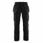 PANTALON DE TRAVAIL ARTISAN ROUGE/NOIR TAILLE 48L - BLAKLADER