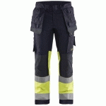 PANTALON DE TRAVAIL MULTINORMES INHÉRENT STRETCH FLUORESCENT TAILLE 52C - BLAKLADER