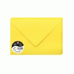 PAQUET DE 20 ENVELOPPES POLLEN 162X229MM 120G/M² - SOLEIL - LOT DE 3