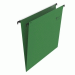 LOT DE 25 - DOSSIER SUSPENDU POUR TIROIRS KRAFT STANDARD BRUNEAU FOND NORMAL VERT