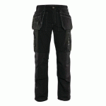 PANTALON DE TRAVAIL ARTISAN ÉTÉ NOIR TAILLE 46 - BLAKLADER