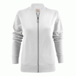 PRINTER JAVELIN SWEATSHIRT FULLZIP FEMMES BLANC - TAILLE L