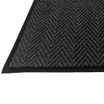 TAPIS GRATTANT ABSORBANT CHEVRON 1ER PRIX ANTHRACITE 90 X 150 CM