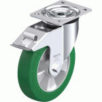 BLICKLE - ROULETTE PIVOTANTE À FREIN Ø 200MM BANDAGE POLYURÉTHANE PU 400KG - L-ALST 200K-FI