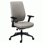 CHAISE DE BUREAU ATLAS - TISSU GRIS