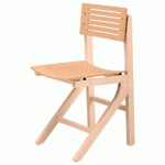 CHAISE EOLE AST - HÊTRE NATUREL - STRUCTURE HÊTRE BOULEAU - SUNSET CREATION