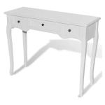 LES TENDANCES - CONSOLE 3 TIROIRS PINÈDE BLANC DEAN