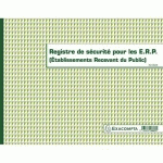 REGISTRE EXACOMPTA DE SECURITE POUR LES ERP - 24 X 32 CM - PIQURE - 20 PAGES