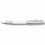 STYLO PLUME E-MOTION LOSANGE BLANC