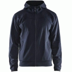 SWEAT ZIPPÉ À CAPUCHE MARINE FONCÉ/NOIR TAILLE 4XL - BLAKLADER