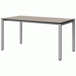 TABLE MALIBU 160X80 T6 SOUDÉ ST ANTIB ACACIA/NOIR GRIS 9006 - MANUTAN EXPERT