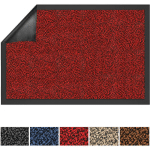 TAPIS DE PORTE PAILLASSON D'ENTRÉE SKY PERFORMA GRIS ANTHRACITE ROUGE 90 X 300 CM - ROUGE