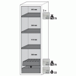 ARMOIRE SÉCURITÉ S-PHOENIX-90 S90.196.060.FDAS BLANC - ASECOS