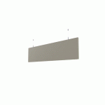 BAFFLE DE PLAFOND ACOUSTIQUE CAMILLE FLEXMUTE EN PET 12 MM H 30 X L 140 CM - SABLE