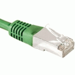 CORDON RJ45 CATÉGORIE 6A F/UTP VERT - 75 M - DEXLAN