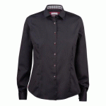 J.HARVEST & FROST RB20 TWILL CHEMISE FEMMES NOIR/ROUGE - TAILLE XXXXL