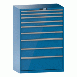 LISTA - ARMOIRE À TIROIRS (HXLXP) 145 X 102,3 X 57,2CM KEY LOCK R5012