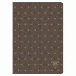 NEO DECO CARNET PIQÛRE TEXTILE A5 96 PAGES LIGNÉ MOTIFS ASSORTIS PAPIER IVOIRE 90G - ASSORTIS - LOT DE 6