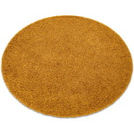 TAPIS SOFFI CERCLE SHAGGY 5CM OR YELLOW CERCLE 80 CM