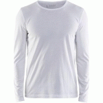 T-SHIRT MANCHES LONGUES BLANC TAILLE S - BLAKLADER