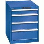 ARMOIRE BLEU SÉCU. 564X725X700 AVEC 4 TIR. 75KG _ 14.350.100 - LISTA