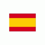 DRAPEAU ESPAGNE SANS ÉCUSSON : DIMENSIONS - 40 X 60 CM