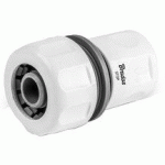 LOT DE 15 - RACCORD DE TUYAU FEMELLE WHITE LINE, AQUASTOP, 3/4