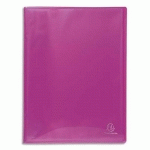 PROTEGE-DOCUMENTS EXACOMPTA IDERAMA - EN POLYPROPYLENE GLOSSY - 80 VUES/40 POCHETTES - COLORIS ASSORTIS - LOT DE 12