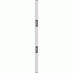 TUBE ÉLECTROMAGNÉTIQUE VERTICAL SÉRIE 550KG -RECOUPABLE -RÉVERSIBLE -12/24V -AVEC CONTACT INVERSEUR IZYX