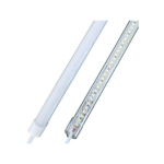 TRADE SHOP TRAESIO - 1 METRE 5630 72 LED 18W RIGID BAR LIGHT STRIP TRANSPARENT MATT COVERED -COUVERTURE OPAQUE BLANC FROID- - BLANC FROID