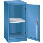 ARMOIRE 1 PORTE 500X580X1000MM - 1 TABLETTE AMOVIBLE-BLEU - LISTA