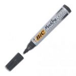 BIC MARQUEUR PERMANENT POINTE OGIVE CORPS PLASTIQUE ENCRE À BASE D'ALCOOL NOIRE 2000