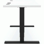 BUREAU PREMIUM RÉGLABLE ELEMENTS SOLID 1600 - GRIS - BLANC - ACTIFORCE