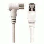 CORDON BALUN RJ45 /IEC MÂLE - LONGUEUR 2 MÈTRES EVICOM