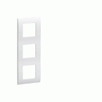 HAGER SYSTO 3X2M PLAQUE TRIPLE VERTICALE ENTRAXE 71 BLANC WS409