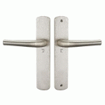 ENSEMBLE SUR PLAQUE SALOME HOME ENTRAXE 195MM BEC DE CANE INOX - HERACLES - B-SALOME-02