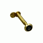 MICROVISEUR POUR PORTE DE 60 À 80MM ET 85 À 120MM DIAMÈTRE 12MM LAITON POLI - HERACLES - MICRO-32