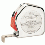 MÈTRE RUBAN - BLOCAGE ET RETOUR AUTOMATIQUE - SAMFLEX - BOÎTIER ZAMAC - 3MX16 MM SAM OUTILLAGE