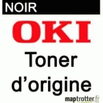 OKI - 44917602 - TONER NOIR - PRODUIT D'ORIGINE - 12 000 PAGES