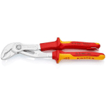 PINCE MULTIPRISE COBRA ISOLÉE 1000V - LONGUEUR 250MM - DISPOSITIF ANTICHUTE - KNICOBRA-250-VDE-T