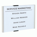 PLAQUE MURALE 15,5 X 21,5 CM INFO SIGN DURABLE