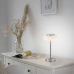 Q-SMART-HOME PAUL NEUHAUS Q-ETIENNE LAMPE À POSER LED, ACIER