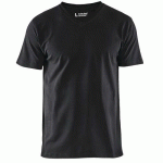 T-SHIRT COL V NOIR TAILLE XXXL - BLAKLADER