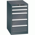 ARMOIRE NOIR 411X572X700 AVEC 5 TIR. 75KG _ 78.420.060 - LISTA